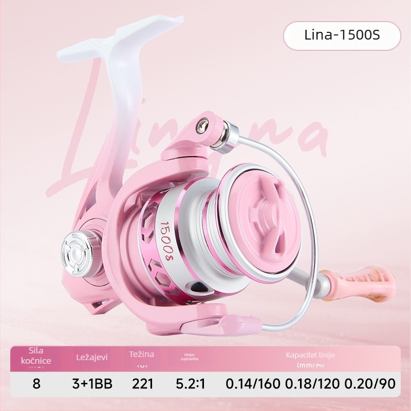 Špula za ribolov (spinning) — marka Haut ton/Haodun — dug domet bacanja — metalna špulа — paket od 40 komada