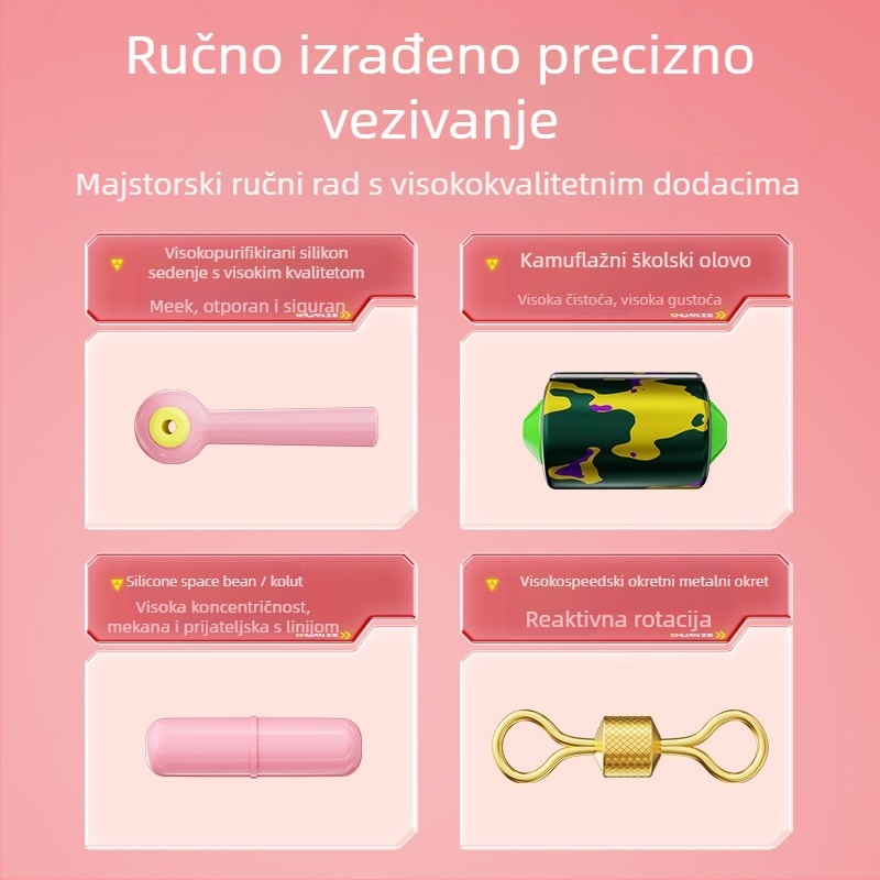 Glavna ribolovna linija, ojačana, bez čvorova, najlon, za ribolov na rijekama, jezerima i akumulacijama