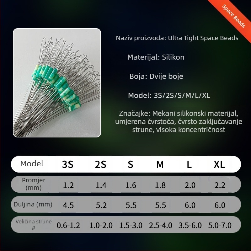 Silikonske svemirske perle za pecanje šarana – premium pakiranje na veliko