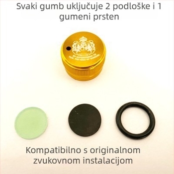 Vibona Precizno regulacijski gumb za ABU Water Drop Wheel – Kompatibilan s generacijama 3–5, Mehanička kočnica, Uključuje brtvu