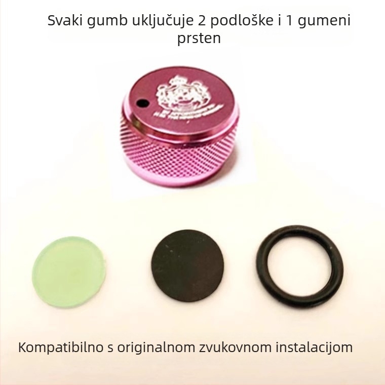 Vibona Precizno regulacijski gumb za ABU Water Drop Wheel – Kompatibilan s generacijama 3–5, Mehanička kočnica, Uključuje brtvu