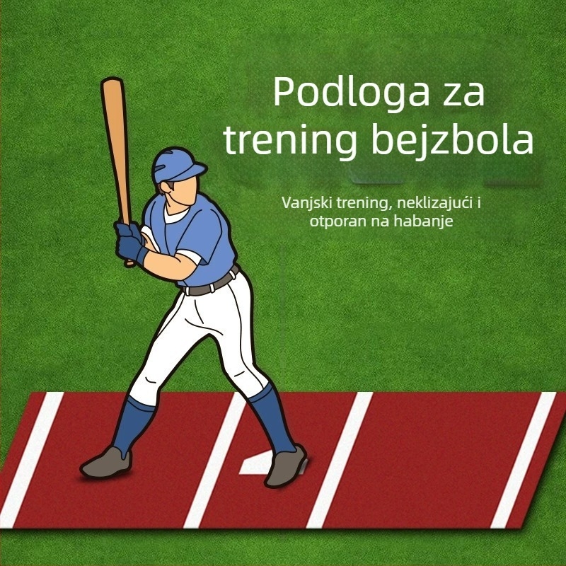 Snow Core Dječji trening mat za baseball – protuklizna vanjska podloga za trening bacanja