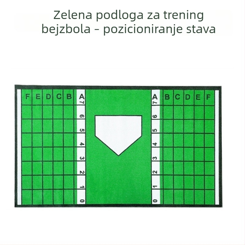 Snow Core Dječji trening mat za baseball – protuklizna vanjska podloga za trening bacanja
