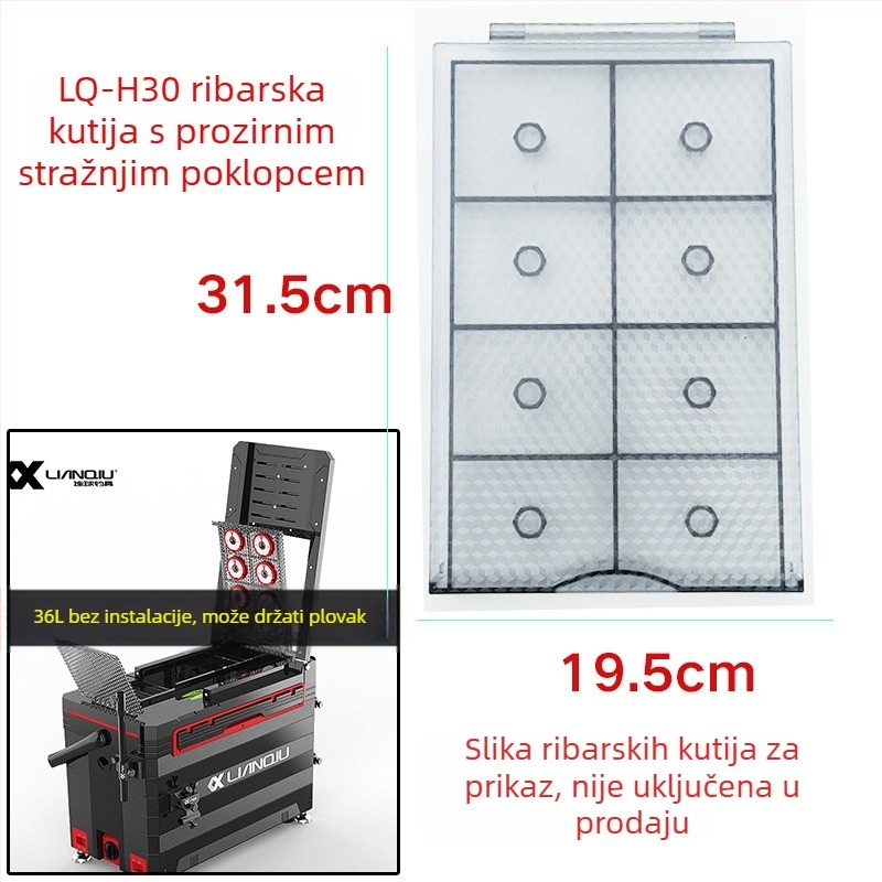 Komplet navlaka za sjedalo kutije za ribolov – univerzalna prilagodba, debeli dizajn, marka Consecutive ball, materijal plast
