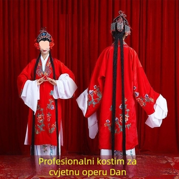 Opera kostim set s vodorukavima za Yue/Huangmei/Peking operu; unisex; glatka tkanina; spandeks 70–80%; proljeće 2025