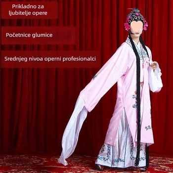 Opera kostim set s vodorukavima za Yue/Huangmei/Peking operu; unisex; glatka tkanina; spandeks 70–80%; proljeće 2025