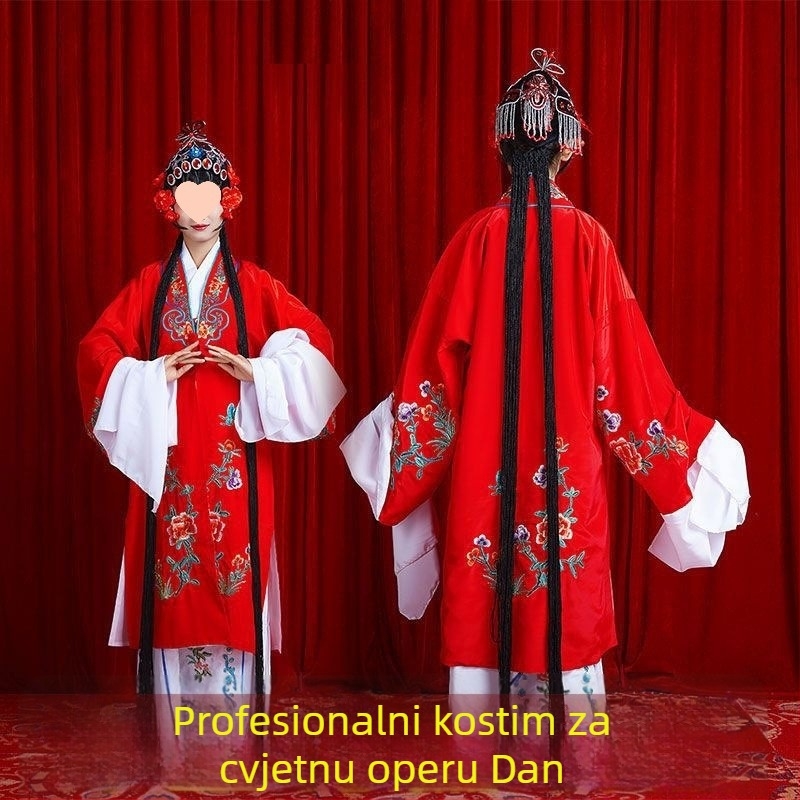 Opera kostim set s vodorukavima za Yue/Huangmei/Peking operu; unisex; glatka tkanina; spandeks 70–80%; proljeće 2025