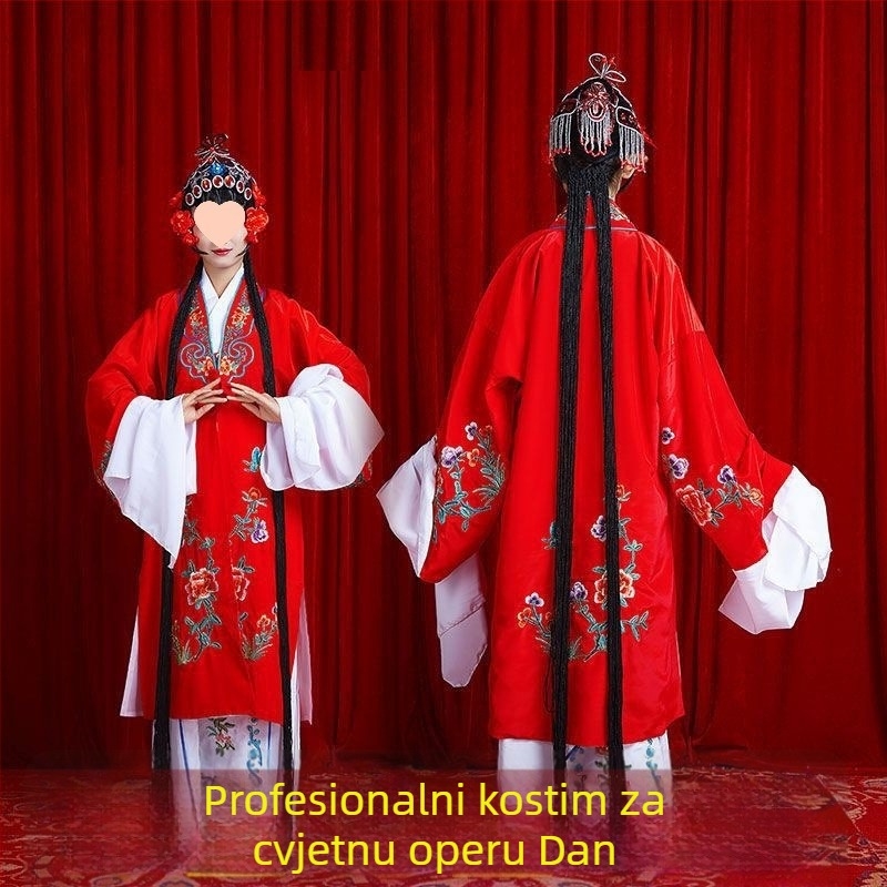 Opera kostim set s vodorukavima za Yue/Huangmei/Peking operu; unisex; glatka tkanina; spandeks 70–80%; proljeće 2025