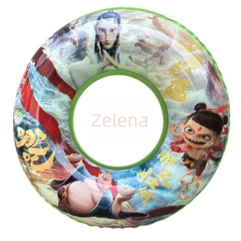 Dječji plivački prsten – Cartoon Nezha dizajn, otisnut uzorak, ekološki PVC, debljina PVC 17