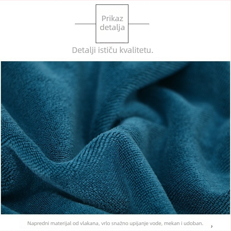 Visoko kvalitetan ručnik za kozmetički salon, mekan, upija, bez dlačica, masažni ručnik, debeli, nježan prema koži, veliki ručnik za kupanje