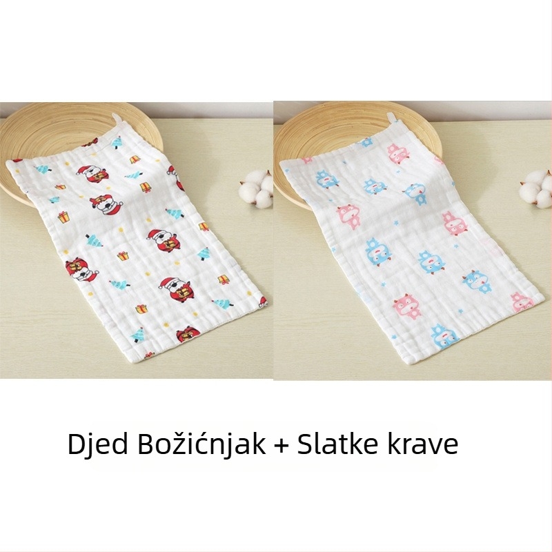 Dječji ručnik za lice, mali pravokutni gazasti ručnik, set od 60 komada, 200 g ili više, Značka Unique