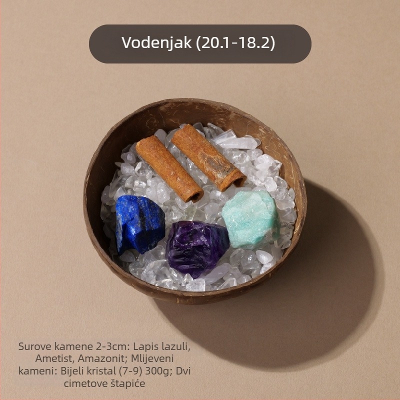 Kristalni difuzni kamen u zdjeli od kokosove ljuske za pohranu nakita i stolnu dekoraciju • Značka: Appen Crystal Crafts • Materijal: Kristal • Kategorija: Geometrija • Stil: Moderna jednostavnost • Pakiranje: PP vrećica