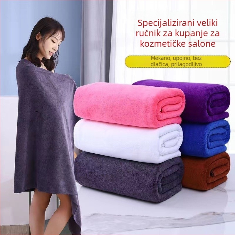 Meke, upijajuće mikrovlaknene ručnike za posteljno pospremanje u hotelima, spa i beauty salonima; dostupne za maloprodaju i veleprodaju, uz mogućnost prilagodbe logotipa.