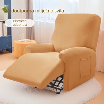 Modularna navlaka za kauč s elastičnim dijelovima jastuka, materijal milk silk poliester, minimalistički stil