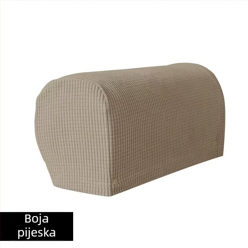 Navlaka za naslonjač – elastična, potpuno pokrivanje, debela, protuklizna, prilagodljiva, poliester 90%