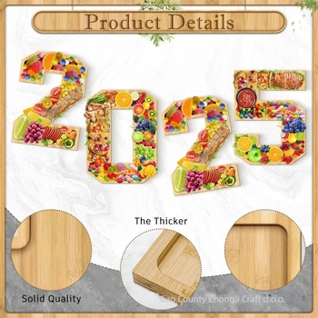 Drveni pladanj za voće s nepravilnim oblikom, poliranom površinom i kreativnim dizajnom; mogućnost prilagodbe i otiska logotipa