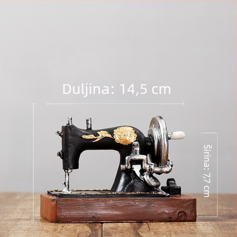 Pudding Home Mala figurica od smole za TV ormarić – Retro nostalgični ukras dnevnog boravka (Materijal: Sintetička smola; Marka: Pudding Home; Kategorija: Ostalo; Pakiranje: Karton)