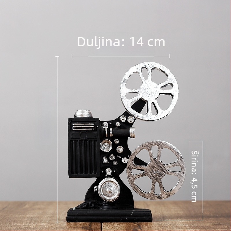 Pudding Home Mala figurica od smole za TV ormarić – Retro nostalgični ukras dnevnog boravka (Materijal: Sintetička smola; Marka: Pudding Home; Kategorija: Ostalo; Pakiranje: Karton)