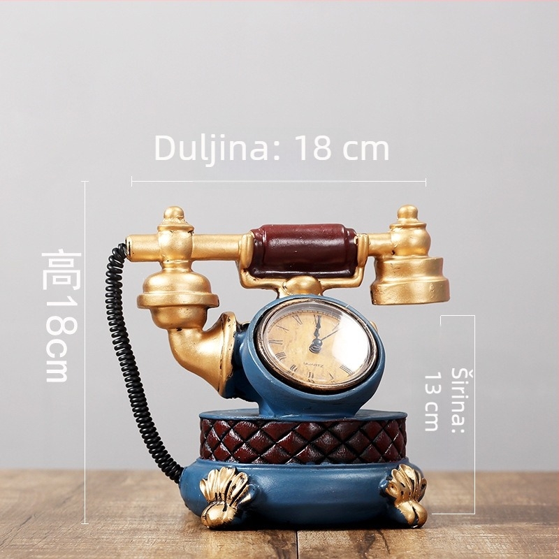 Pudding Home Mala figurica od smole za TV ormarić – Retro nostalgični ukras dnevnog boravka (Materijal: Sintetička smola; Marka: Pudding Home; Kategorija: Ostalo; Pakiranje: Karton)