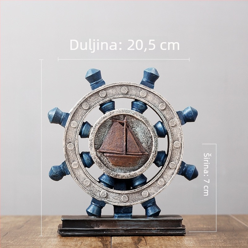Pudding Home Mala figurica od smole za TV ormarić – Retro nostalgični ukras dnevnog boravka (Materijal: Sintetička smola; Marka: Pudding Home; Kategorija: Ostalo; Pakiranje: Karton)