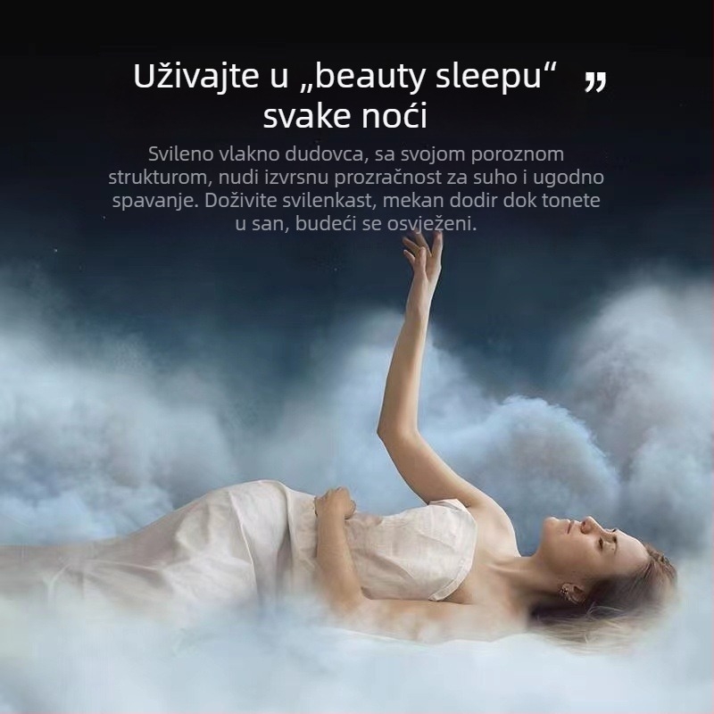 Jednobojna dvostruka svilena jastučnica za ljepotu – Ice Silk