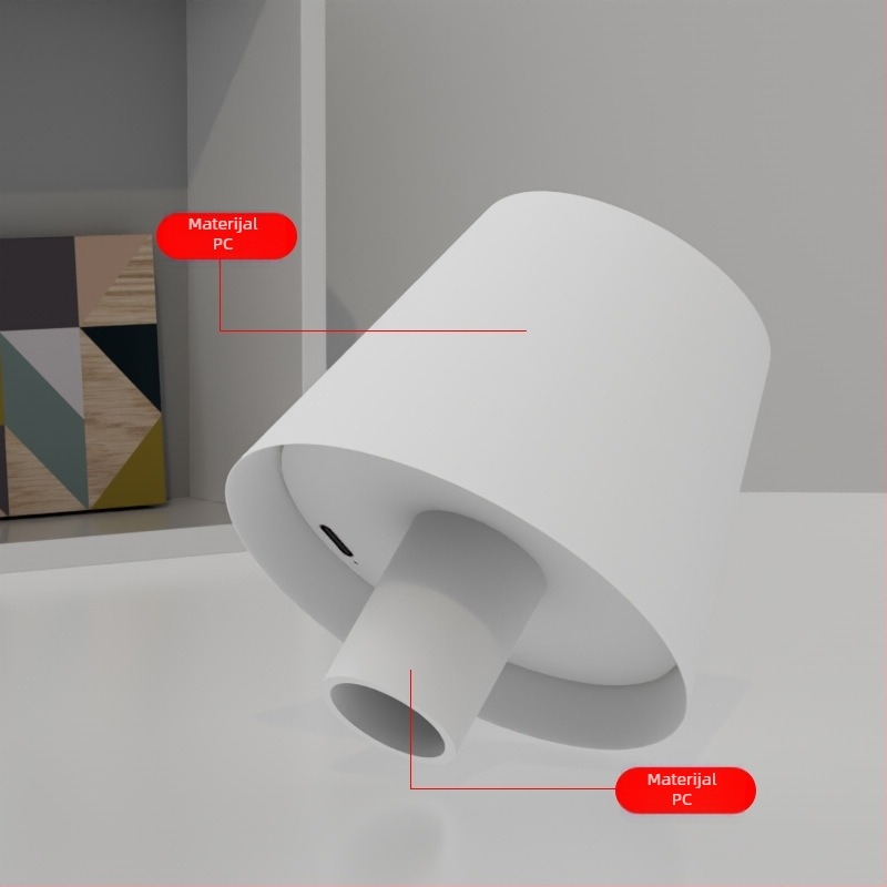 Lampa od boce vina s bar atmosferom (punjiva baterija, LED, dodirni prekidač, PVC sjenilo)