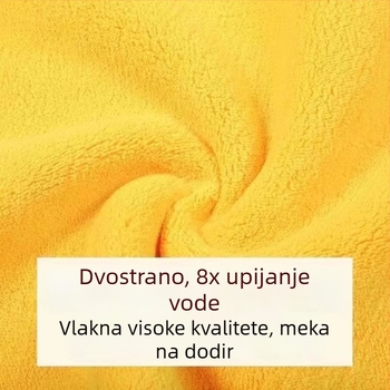 Gruba mikrovlakna krpa za pranje automobila, visoka apsorpcija, bez tragova, bez dlačica, ekstra velika, za stakla i površine automobila