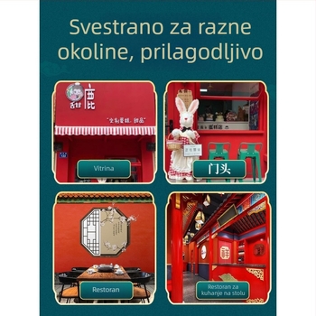 PVC zidna naljepnica – vodootporna, samoljepljiva dekoracija za dnevni boravak, kineski stil