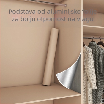 Debeli kožni film za garderobu – samoljepljiv, vodootporan i otporan na plijesan, podloga za ladice i ormare