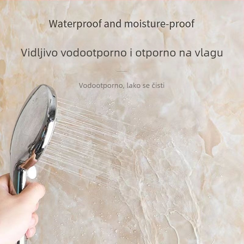 Vodootporne samoljepljive tapete za kupaonicu s efektom pločica