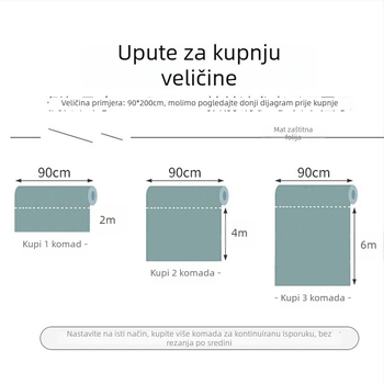 Elektrostatni matirani film za staklo, bez ljepila, samoljepljiva folija za privatnost na vratima kupaonice.