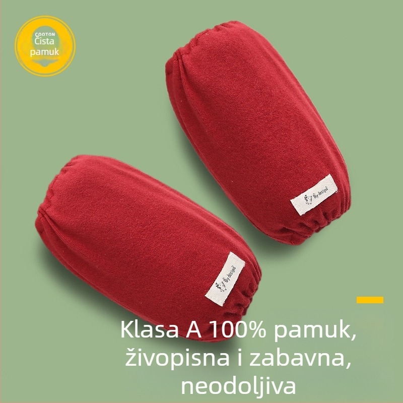 Dječji zaštitni rukavi od čistog pamuka, antiprljavost, prozračnost, jednobojni uzorak, tie-dye obrada