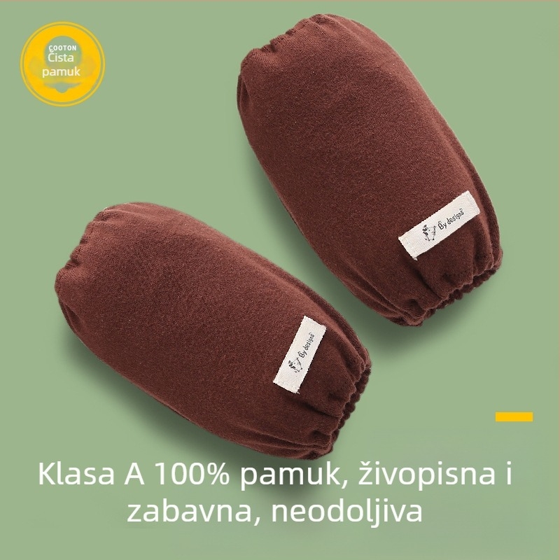 Dječji zaštitni rukavi od čistog pamuka, antiprljavost, prozračnost, jednobojni uzorak, tie-dye obrada