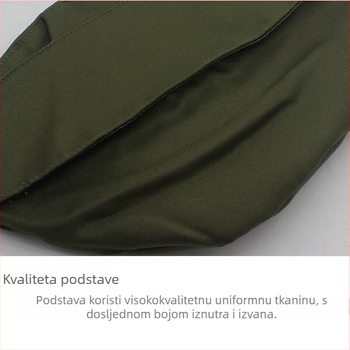 Beret u pomorskom stilu za nastupe i plesove – twill materijal, jednobojan, konični vrh