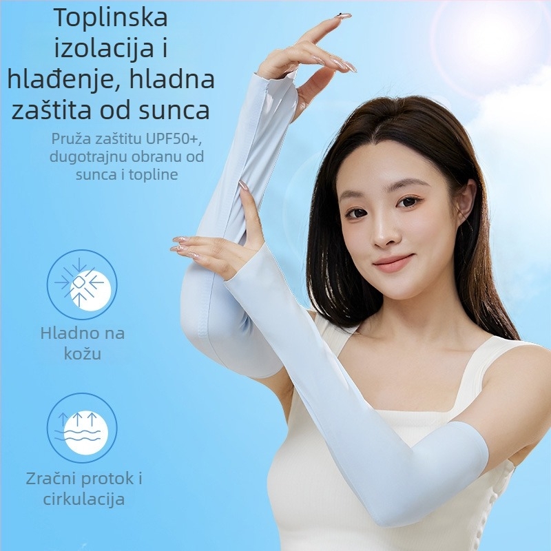 Rukavi za podlakticu – zaštita od sunca, najlon, prozračni, unisex, prilagodljivi za ljeto, proljeće i jesen