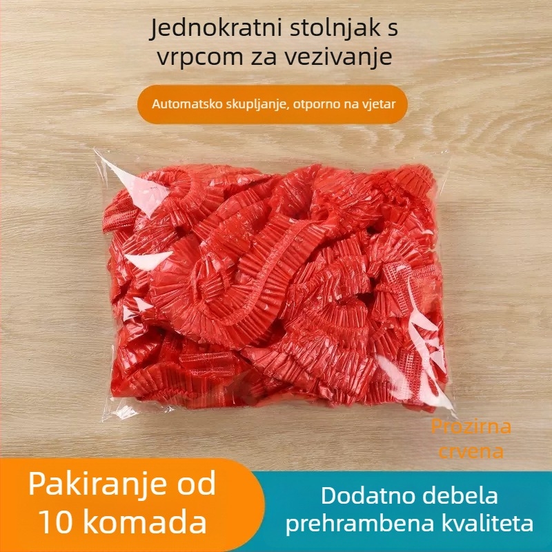 Jednokratni PE stolnjak, Jednobojni uzorak, Debljina 1, Podrijetlo Zhejiang