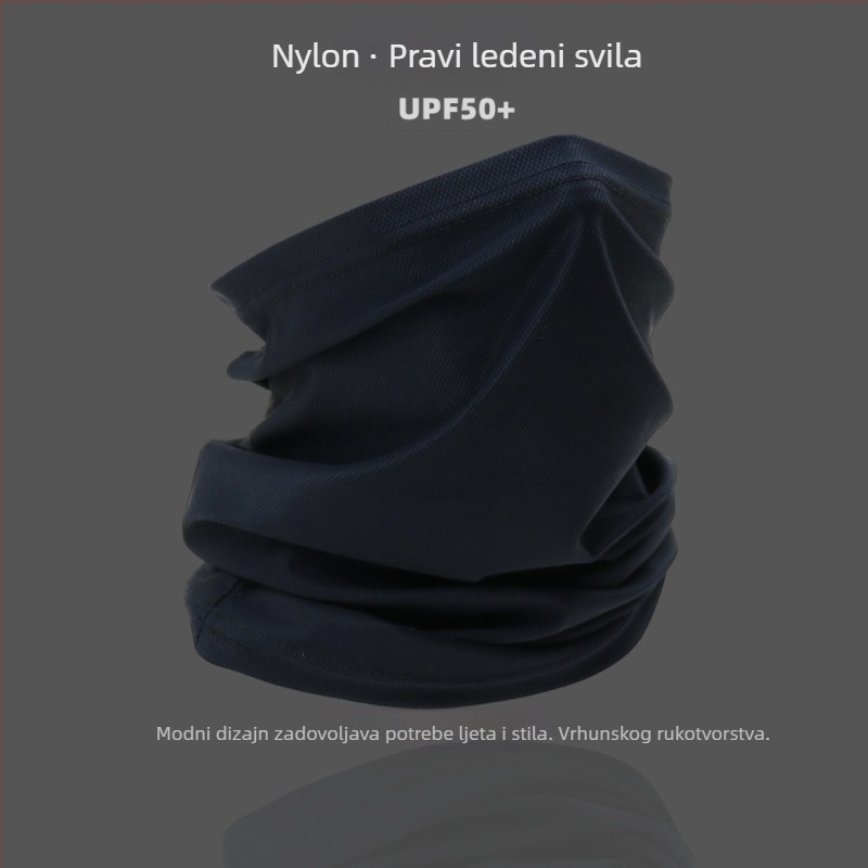 Ice Silk sun maska za cijelo lice – najlon, petlje za uši, zaštita vrata, za vožnju biciklom