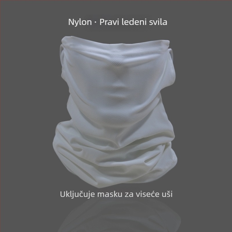 Ice Silk sun maska za cijelo lice – najlon, petlje za uši, zaštita vrata, za vožnju biciklom