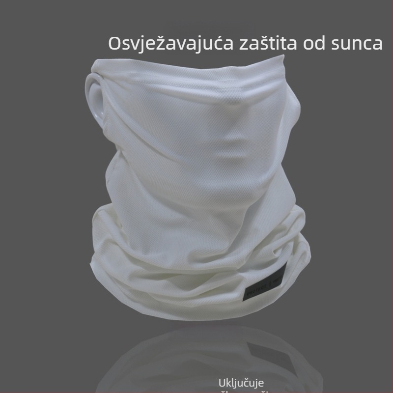 Ice Silk sun maska za cijelo lice – najlon, petlje za uši, zaštita vrata, za vožnju biciklom