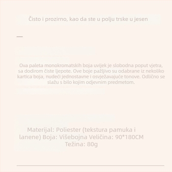 Ženski šal od imitacije kašmira/akrila, na skladištu, za proleće, izdano ljeta 2021.