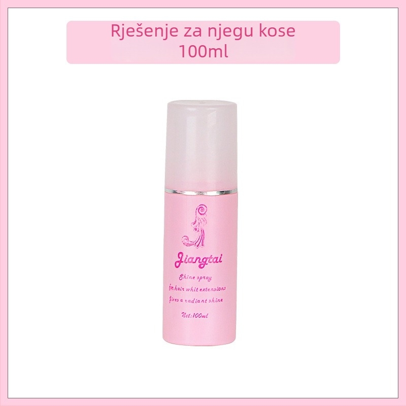 Set za njegu perike: otopina za njegu, držač/stalak, rep češalj, BB klip i mreža za kosu