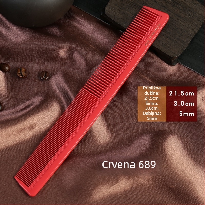 Barber češalj – profesionalni plastični češalj za dugu kosu, Western Gull