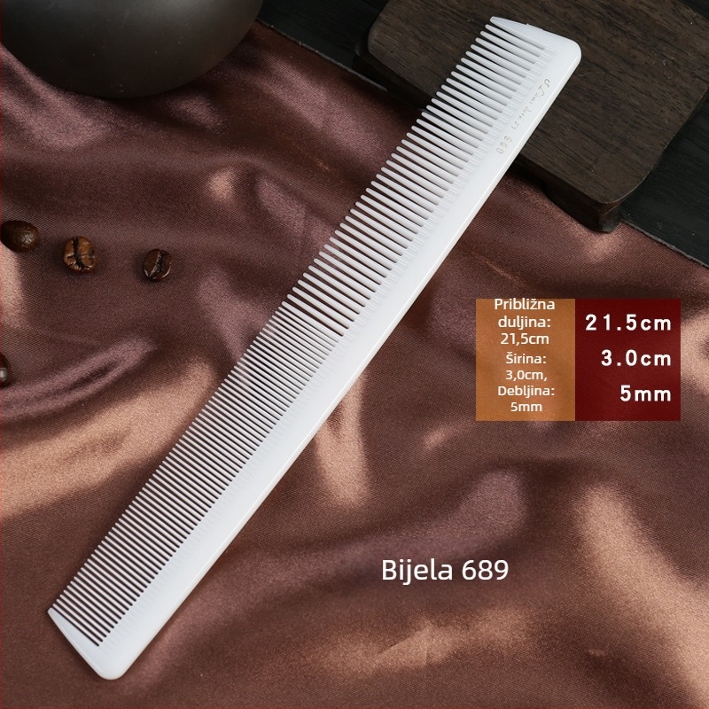 Barber češalj – profesionalni plastični češalj za dugu kosu, Western Gull