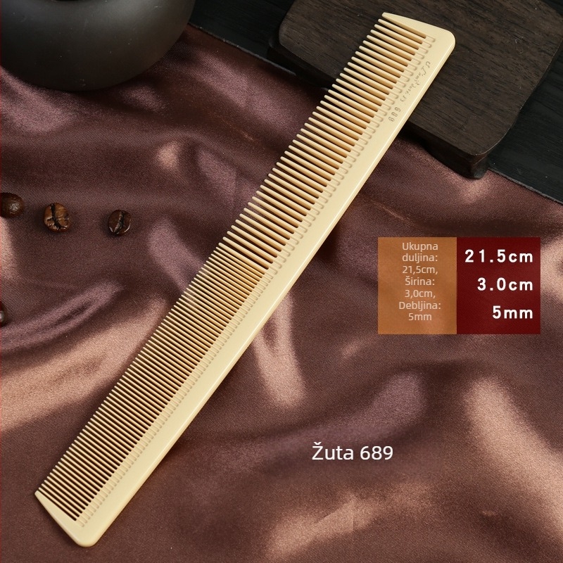 Barber češalj – profesionalni plastični češalj za dugu kosu, Western Gull