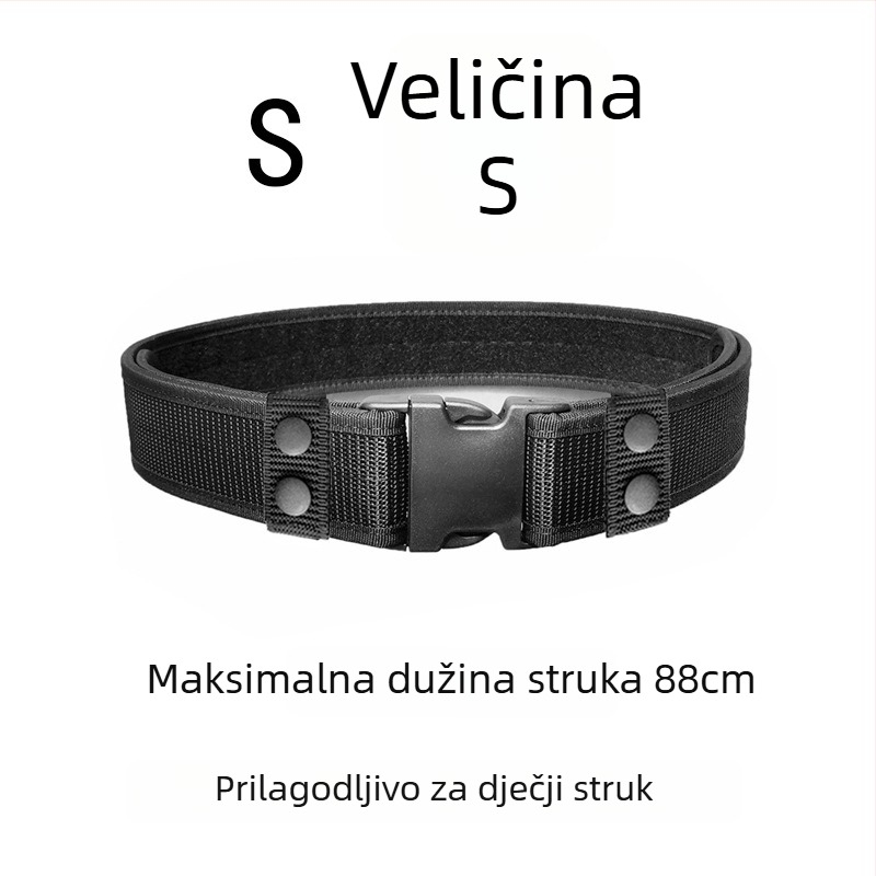 Dječja taktička torbica za pojas – podesiva, višestruka, za sport, 1680D Oxford tkanina, kopča od plastike, debela širina (>4 cm)