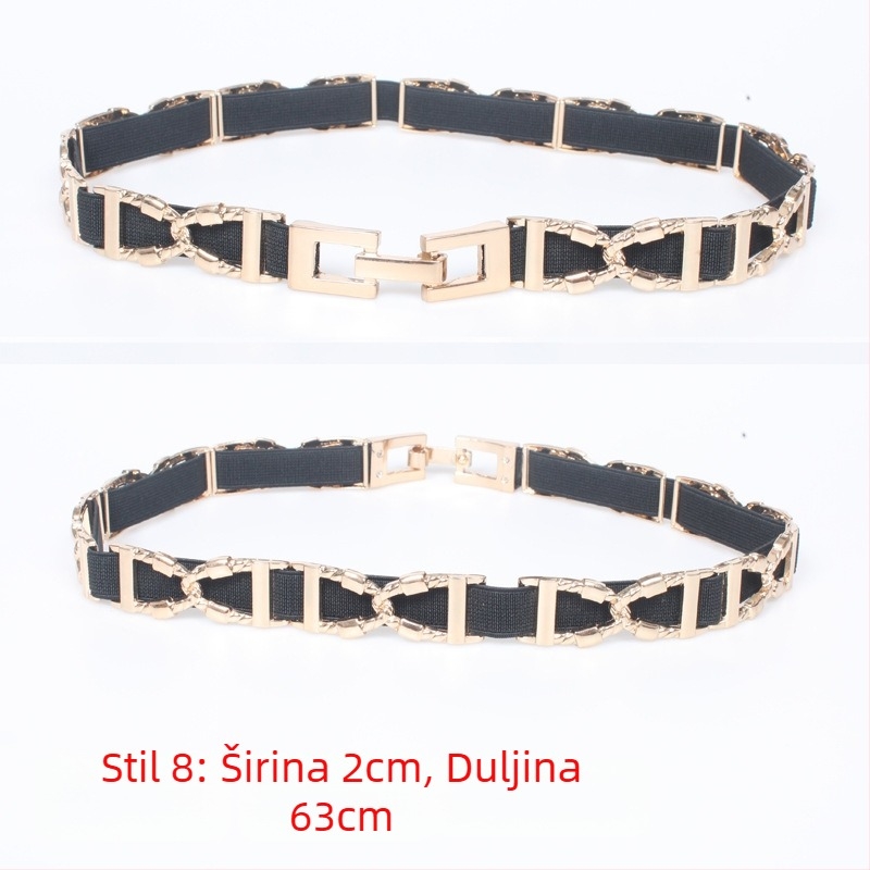 Ženski metalni kaiš za struk, casual dodatak