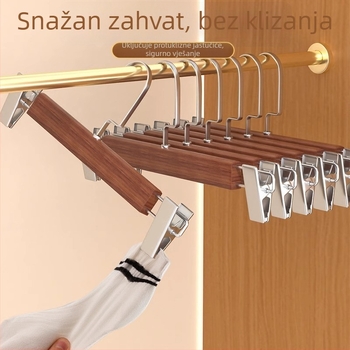 Klip za stalak za hlače | Metal, Model 9740, Moderan minimalistički stil, Ne može se složiti, Kutija: 200 komada