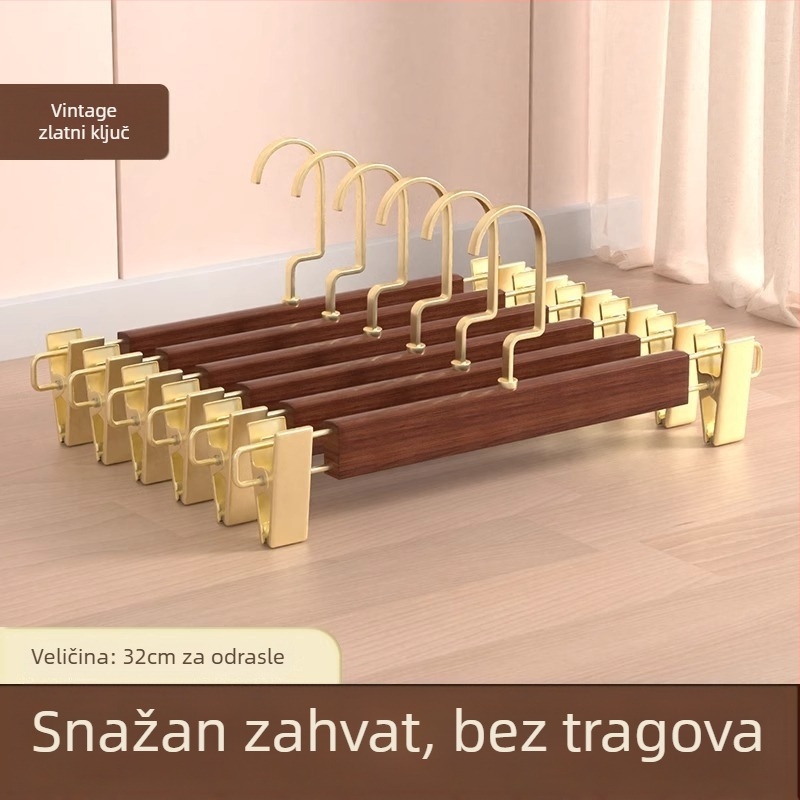 Klip za stalak za hlače | Metal, Model 9740, Moderan minimalistički stil, Ne može se složiti, Kutija: 200 komada