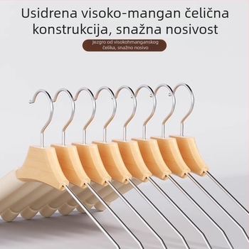 Klip za sušenje odjeće — protuklizni, bez tragova, moderni minimalistički stil; materijal: spužva; visoka nosivost; pogodan za košulje, odijela i hlače