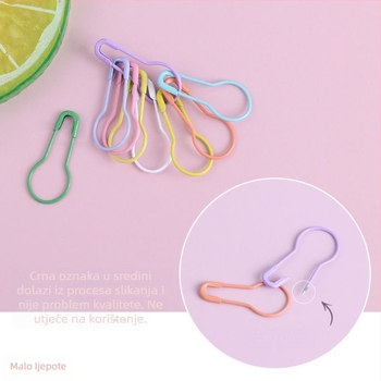 Šarene igle za nevidljivo učvršćivanje odjeće – mini kopče za ovratnik i prsnu etiketu, Marka Unique, ljeto 2021